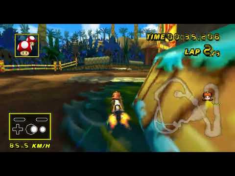 【CTGP 200cc WR】 GCN Dino Dino Jungle (Glitch) - 1:17.243 - Lawrence