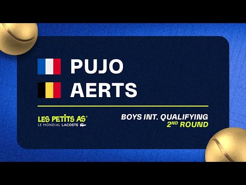 Les Petits As 2023 | Boys International Qualifications 2R | Octave Pujo vs Solen Aerts