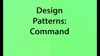 v29 Command Pattern
