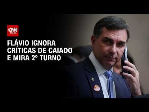 Flávio Bolsonaro ignora críticas de Caiado e foca em 2° turno | CNN 360°