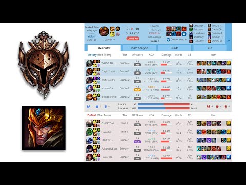 How To Never Lose Dragon With 3 Winning Lanes - Jarvan Bronze 2 Review
