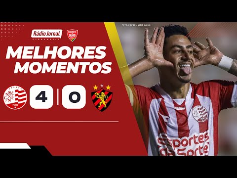 Náutico 4 x 0 Sport - Melhores Momentos - Campeonato Pernambucano  18.01.25