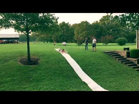 FAIL: EPIC Slip and Slide ends with EPIC crash!!