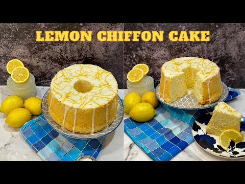 HOW TO MAKE THE BEST LEMON CHIFFON CAKE RECIPE - Alice Contesini