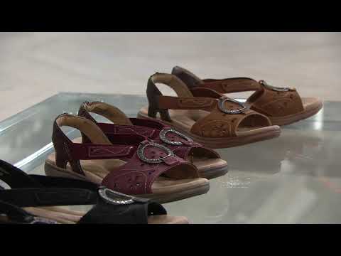 Earth Origins Leather Sandals with Metal Detailing - Stella Sabrina on QVC