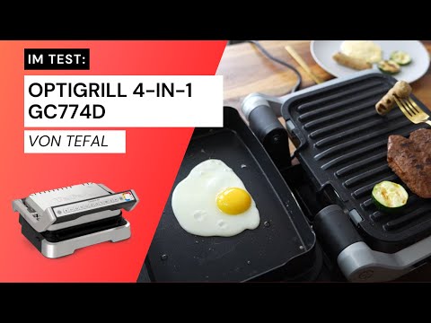 🔎 Kontaktgrill Test: OptiGrill 4in1 GC774D von Tefal