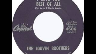 The Louvin Brothers ~ I Love You Best Of All