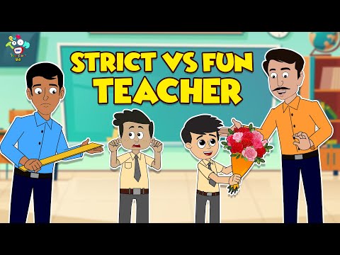 Strict Vs Fun teacher | Teacher's Day Celebration | कार्टून | Hindi Moral Story | Fun and Learn