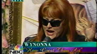 Wynonna Judd sings &quot;How Great Thou Art&quot; at Tammy Wynette&#39;s memorial in Nashville (1998)