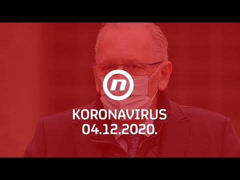 Nacionalni stožer objavljuje informacije o koronavirusu 04.12.2020.