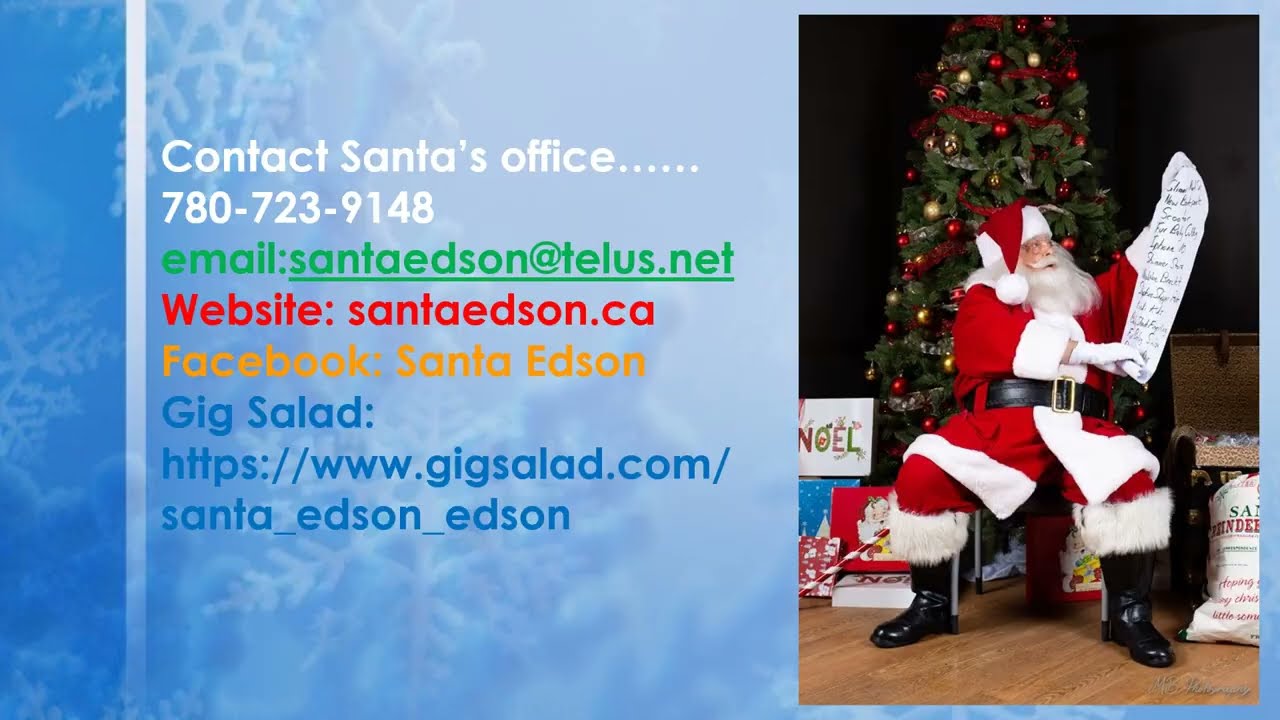 Promotional video thumbnail 1 for Santa Edson