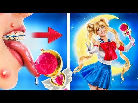 How to Become Sailor Moon! Star Girl, Moon Girl, and Sun Girl in Real Life