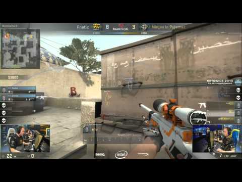 ESL ONE Finals - NIP VS fnatic - Eco round