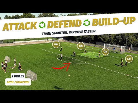 Pro Level Transition Drill: From Attacking Pattern To Playing Out The Back