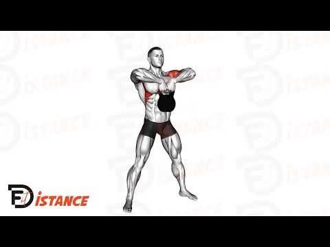 Exercice Tirage menton avec Kettlebell