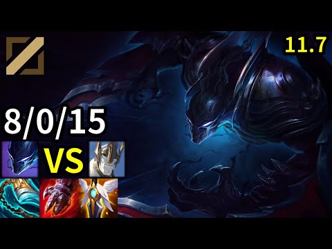 Nocturne Mid vs Galio - KR Challenger | Patch 11.7