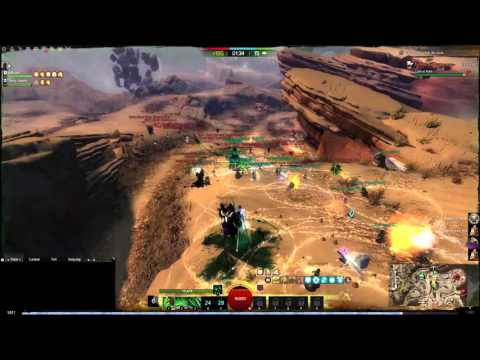 Guild Wars 2 WvW - Power Reaper Gameplay Jade Quarry CF ZvZ - New Desert Borderland 1080p60