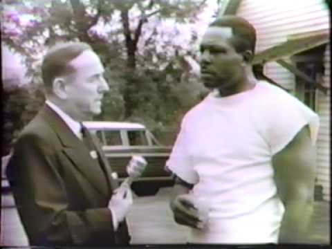 Archie Moore & Carl 'Bobo' Olson pre-fight preparations