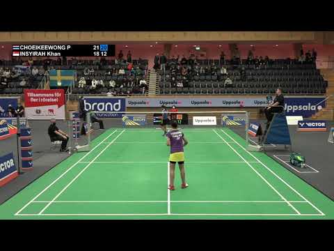 Match point - Pornpicha Choeikeewong vs Insyirah Khan - WS, SF - Swedish Open 2022