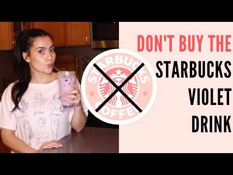 Starbucks Violet Drink | Very Berry Hibiscus Refresher with Coconut Milk | Copycat Recipe