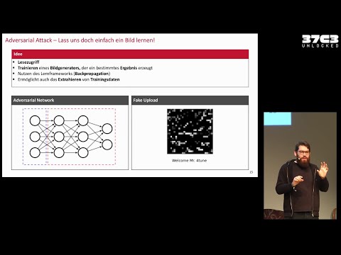 37C3 -  Hacking Neural Networks (deu)