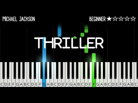 Michael Jackson - Thriller - EASY Piano Tutorial