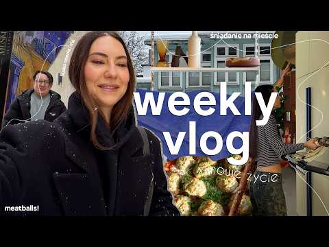 WEEKLY VLOG🍝/ za dużo botoksu / zimowy Sopot / meatballsy z ricottą / zmiany w domu / puzzle i rower