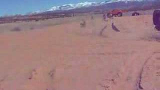 preview picture of video 'JK Wrangler Jumping in Moab 2008 Easter Safari'