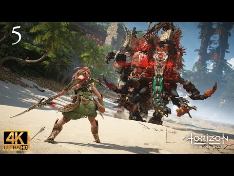 HORIZON FORBIDDEN WEST PS5 Walkthrough Gameplay Part 5 [4K 60FPS No Commentary]