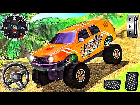 Offroad Monster Truck Trials Simulator - 4x4 Jeep (Hill Drive) - New GamePlay
