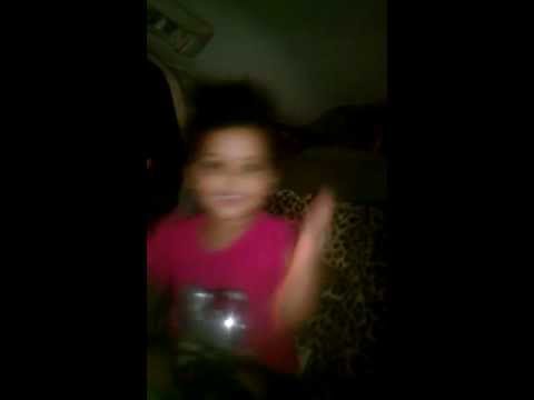 3yr YEAR old Little Girl FIST PUMPING DANCING SOOOO CUTE MINAYA kid baby toddler
