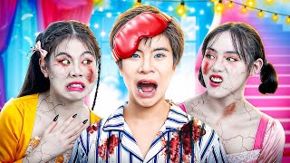 Download lagu Baby Doll And Friends Turned Into Zombies At Sleepover Party | Baby Doll Français mp3