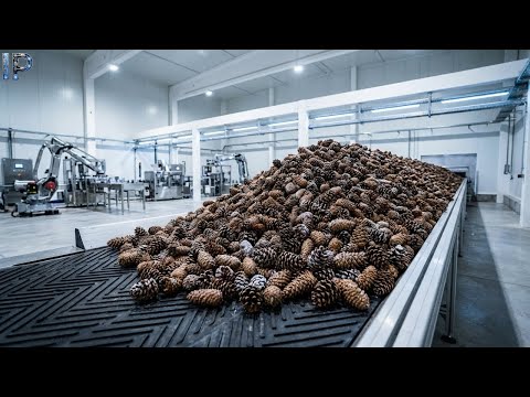 Inside a Massive Modern Pine Processing Factory: From Resin & Pine Nuts to Finished Product