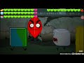BFDIA 2 Evil Leafy Chasing HealthBars