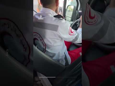 Israeli settler children attack ambulance in occupied West Bank