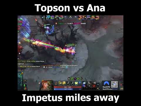 Topson vs Ana! #dota #dota2 #short