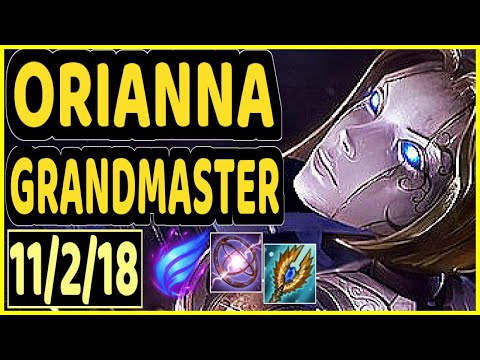 NISQY (ORIANNA) - 11/2/18 KDA GAMEPLAY - EUW Ranked GRANDMASTER