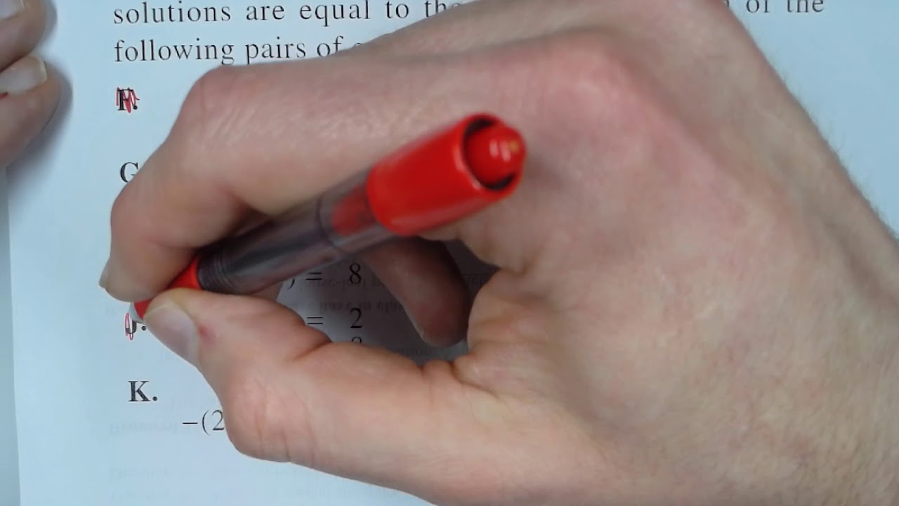 2019-2020 ACT Prep Math #40