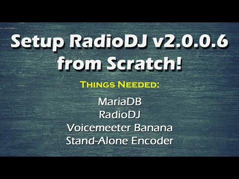 Setting Up RadioDJ v2.0.0.6 (Complete Install Guide)