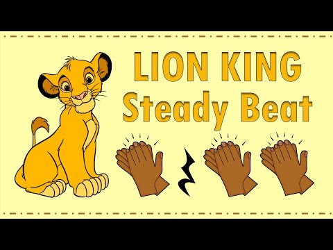 Easy Steady Beat Play Along | The Lion King 🎶🦁