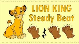 Easy Steady Beat Play Along | The Lion King 🎶🦁