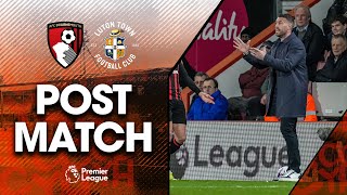 Rob Edwards on the 4-3 loss to Bournemouth | Post-Match