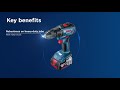 Bosch Akumuliatorinis gręžtuvas-suktuvas GSR 18 V-50 2x2.0Ah 50/28 Nm, bešepetėlinis