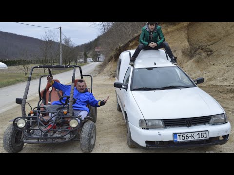 Bosanske SELJAČINE se trkaju Buggy VS Caddy