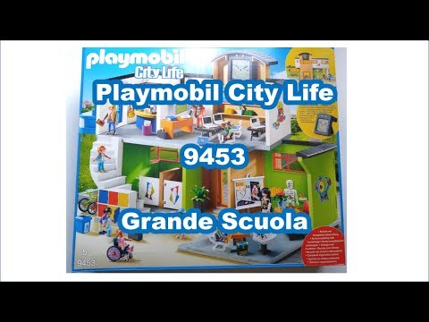 Playmobil City Life 9453 Grande Scuola (UNBOXING)