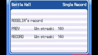 【ポケモンHGSS】ロゼリアVS金ケイト　（ガチ）【Battle Hall】【概要欄見て!!】
