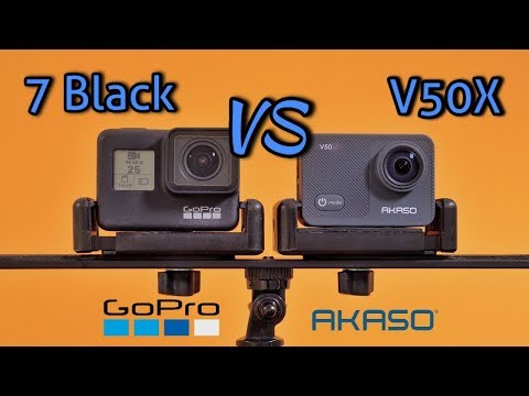 Akaso V50X VS GoPro HERO 7 Black - Camera Comparison