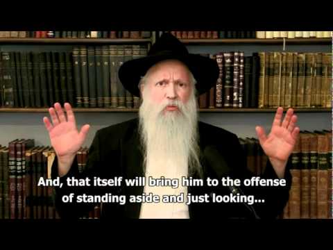 Parshat Kedoshim 5771 ● Beyond the reporter mentality ● Harav Yitzchak Ginsburgh
