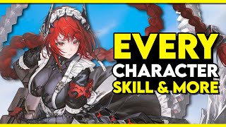 ALL CHARACTERS, SKILLS, & COMBAT VOICE OVERS (EN, JP, KR, and CN) | Duet Night Abyss Technical Test