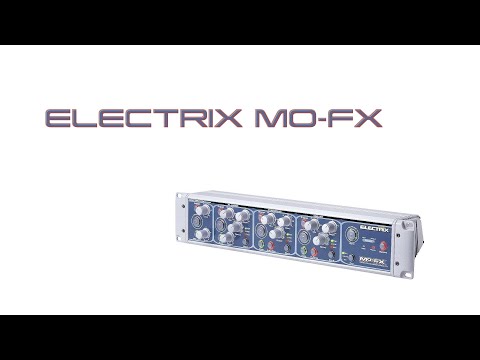 Demo - Electrix Mo-FX | Stereo Digital Multi Effects Unit | Distortion Flanger Tremelo Delay Rack FX